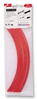 308-30311 Heatshrink, 3:1, 3mm, Red, PK10 HELLERMANNTYTON