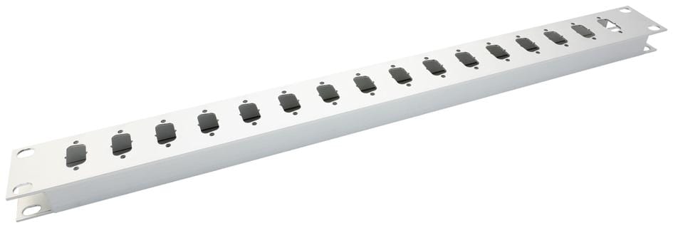 OSSI Patch Panels KK1A-16-BNC-BU (8.9X9.7 MM) PATCH PANEL, BNC, 16PORT, 1U OSSI 2915362 KK1A-16-BNC-BU (8.9X9.7 MM)