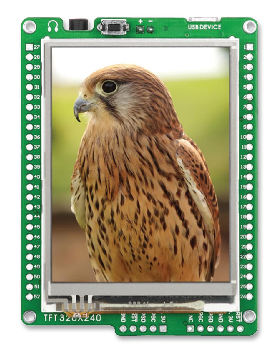 MIKROELEKTRONIKA MCU/MPU/DSC/DSP/FPGA Development Kits - Prima MIKROE-607 DEV MIKROMEDIA BOARD, PIC18FJ MIKROELEKTRONIKA 2281649 MIKROE-607