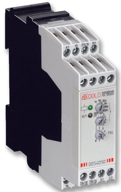 DOLD Time Delay MK 7850N.82/200  AC/DC12-240V TIME DELAY RELAY, DPDT, 300H, 230VAC DOLD 9515275 MK 7850N.82/200  AC/DC12-240V