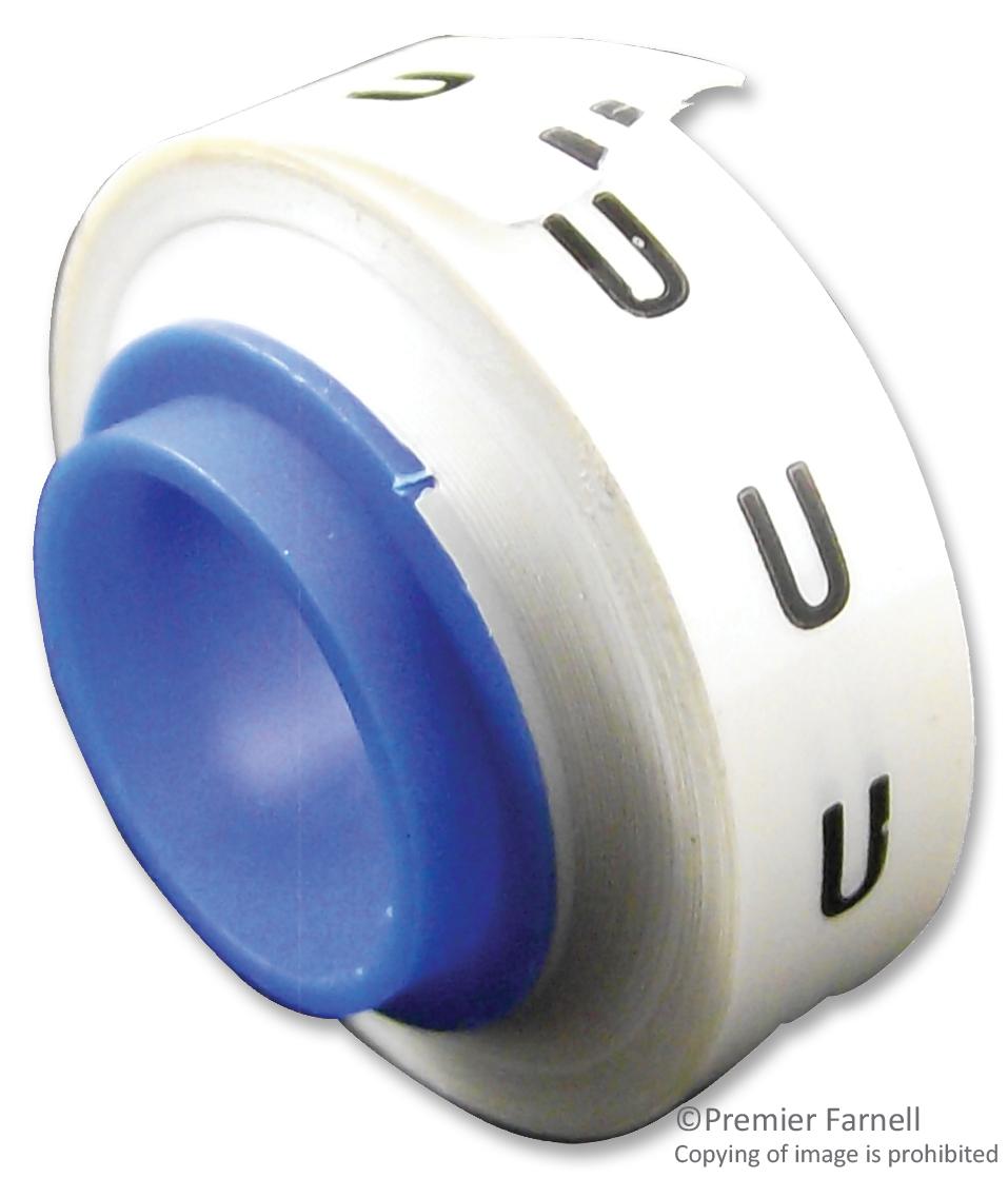 PANDUIT Wire Markers - Adhesive PMDR-U CABLE MARKER, U, REEL 2.4M PANDUIT 1464195 PMDR-U