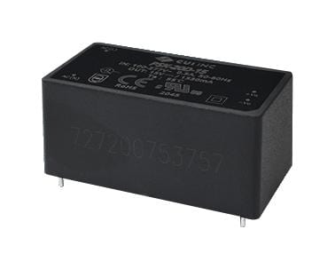 CUI PCB Mount - Single Ouput PSK-20D-24 POWER SUPPLY, AC-DC, 24V, 0.83A CUI 3702441 PSK-20D-24