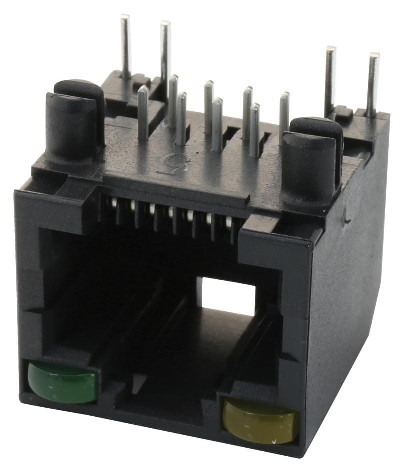 AMPHENOL ICC Plugs & Jacks RJHSE-5081 RJ45 CONN, JACK, 8P8C, 1PORT, YEL/GRN AMPHENOL ICC 2751503 RJHSE-5081