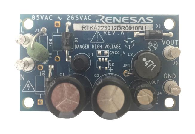 RENESAS Power Management - AC / DC RTKA223012DR0010BU EVALUATION BOARD, BUCK REGULATOR RENESAS 3773120 RTKA223012DR0010BU