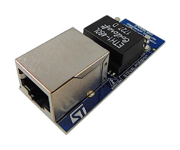 STMICROELECTRONICS Power Management - Power Over Ethernet (POE) STEVAL-POE001V1 EVAL BOARD, 4-PAIR POE/POE + PD STMICROELECTRONICS 2987036 STEVAL-POE001V1