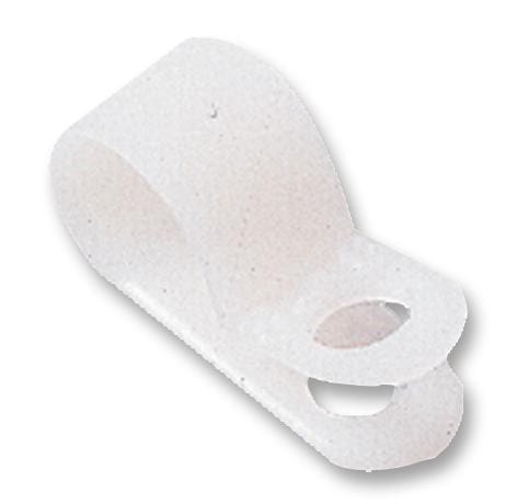 PRO POWER Cable Clips UC-6 P CLIP, NATURAL, 25.4MM, PK100 PRO POWER 1218018 UC-6