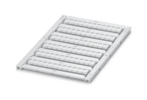 PHOENIX CONTACT Terminal Block Markers UCT-TMF 5 CUS MARKER SHEET, BLANK, 5.2MM, WHITE, TB PHOENIX CONTACT 3242862 UCT-TMF 5 CUS