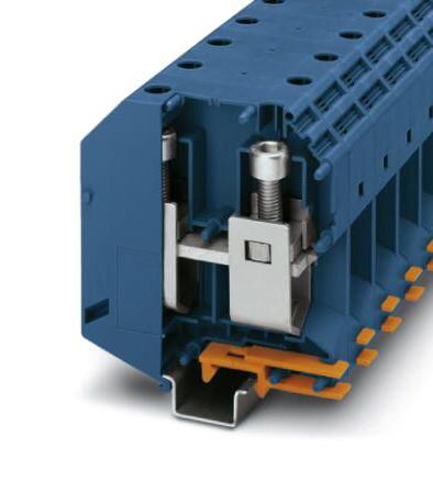 PHOENIX CONTACT DIN Rail Mount UKH 150 BU DINRAIL TERMINAL BLOCK, 2WAY, BLU PHOENIX CONTACT 3241182 UKH 150 BU