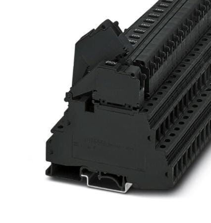 PHOENIX CONTACT Fused UKK 5-HESILA 250 (5X20) FUSE MODULAR TB, 4WAY, 12AWG, BLACK PHOENIX CONTACT 3260388 UKK 5-HESILA 250 (5X20)