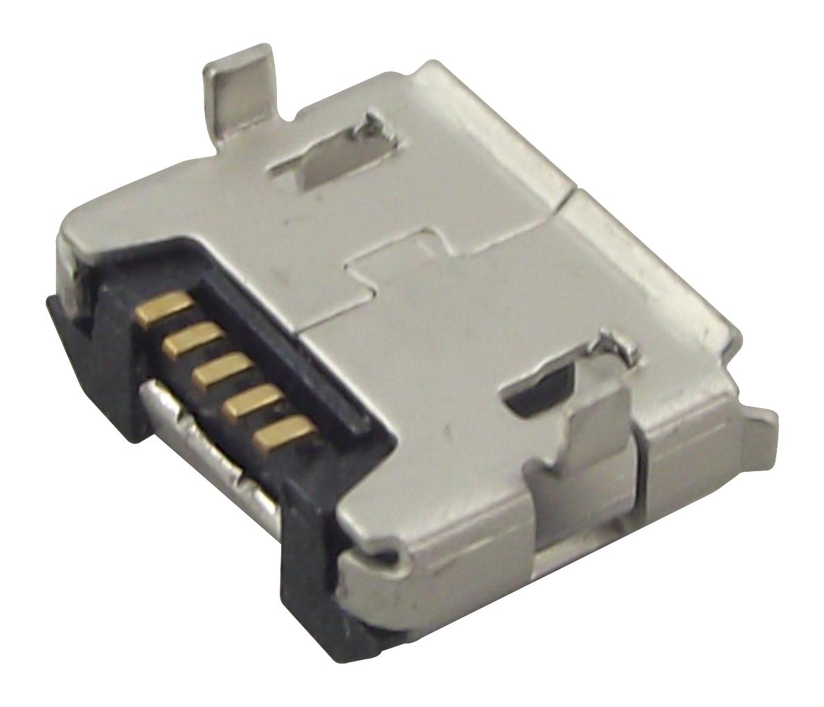 GCT (GLOBAL CONNECTOR TECHNOLOGY) USB Connectors USB3135-30-A MICRO USB, 2.0 TYPE B, RECEPTACLE, SMT GCT (GLOBAL CONNECTOR TECHNOLOGY) 2443135 USB3135-30-A