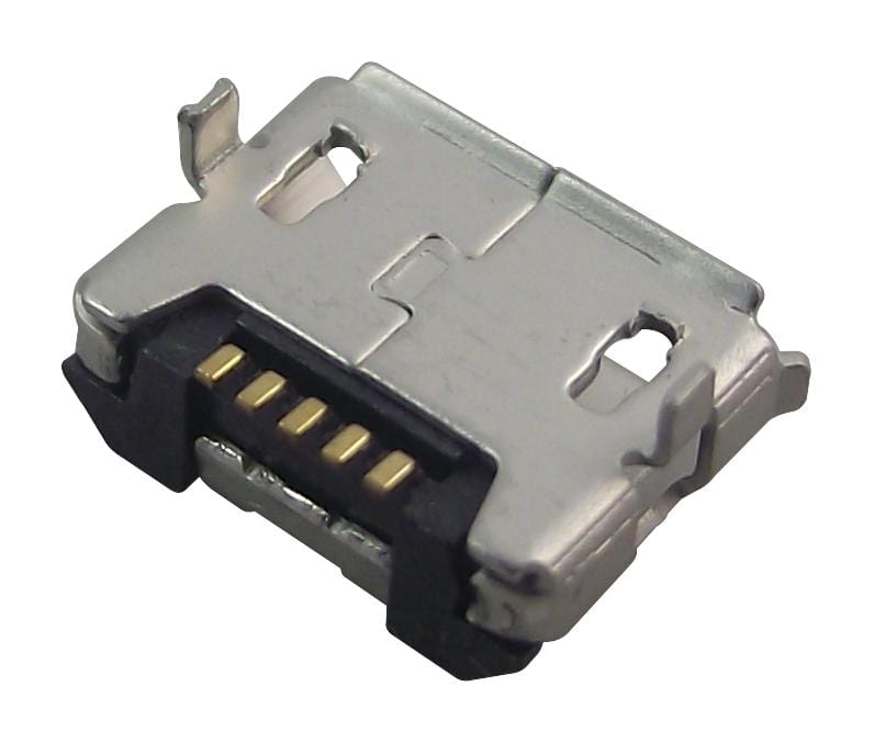 GCT (GLOBAL CONNECTOR TECHNOLOGY) USB Connectors USB3135-30-A MICRO USB, 2.0 TYPE B, RECEPTACLE, SMT GCT (GLOBAL CONNECTOR TECHNOLOGY) 2443136 USB3135-30-A