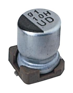 NICHICON Aluminium Electrolytic Capacitors - SMD UUD1V331MNL1GS CAP, 330µF, 35V, SMD NICHICON 2841939 UUD1V331MNL1GS