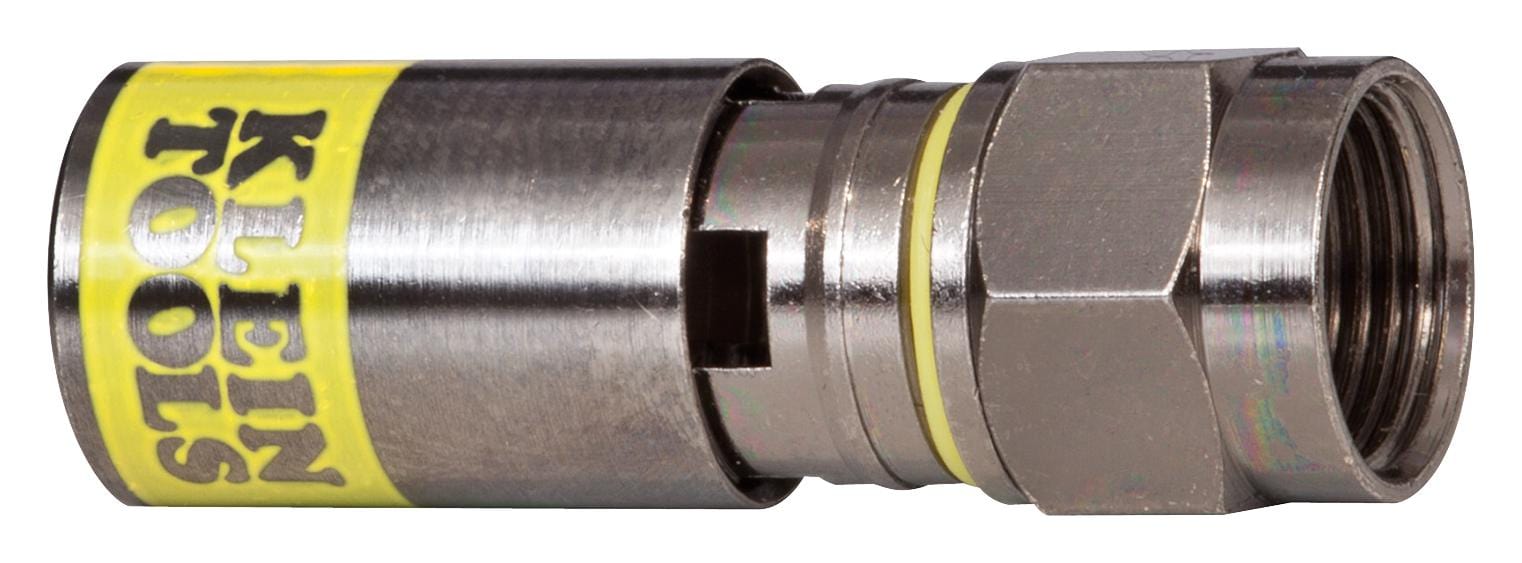 KLEIN TOOLS RF/Coax Connectors VDV812-612 RF COAXIAL, F PLUG, CABLE MOUNT, PK50 KLEIN TOOLS 2886017 VDV812-612