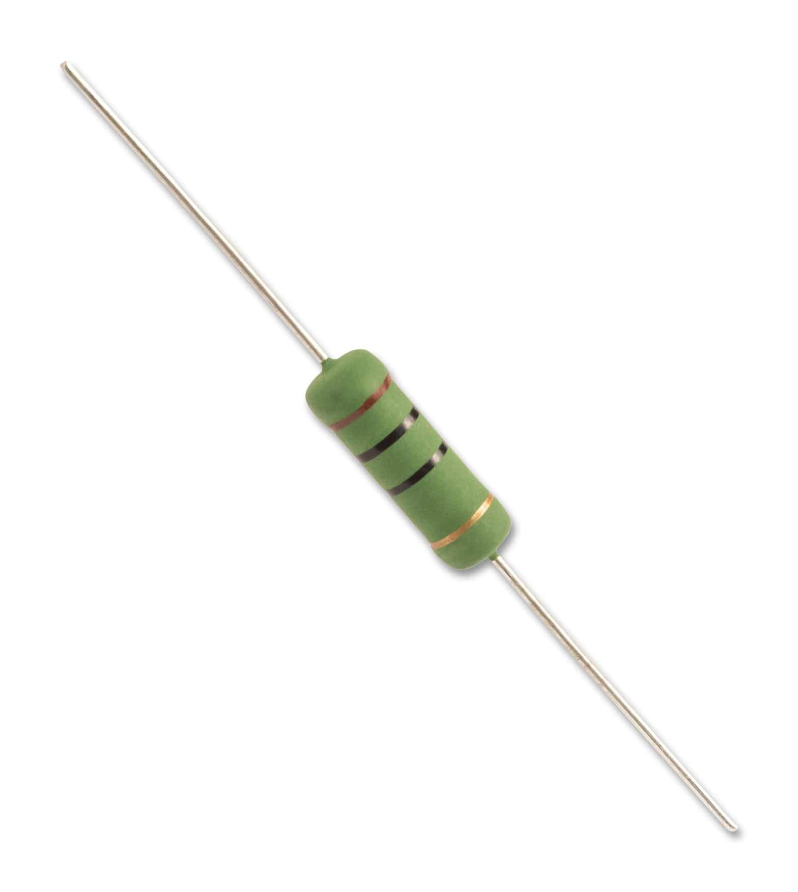 BOURNS Through Hole Resistors WS5M1001J RES, 1K, 5%, 5W, AXIAL, WIREWOUND BOURNS 2474889 WS5M1001J
