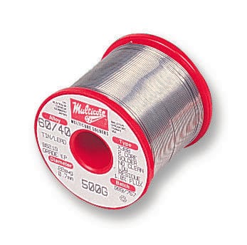 MULTICORE / LOCTITE Wire X 39 60EN 2C 0.7MM S 500G SOLDER WIRE, X39, 22SWG, 500G MULTICORE / LOCTITE 289863 X 39 60EN 2C 0.7MM S 500G