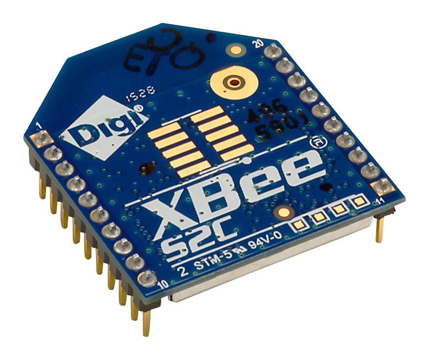 DIGI INTERNATIONAL RF Transceivers - 2.4GHz & Above XB24CAPIT-001 RF TRANSCEIVER MODULE, 2.4GHZ, -102DBM DIGI INTERNATIONAL 2766685 XB24CAPIT-001