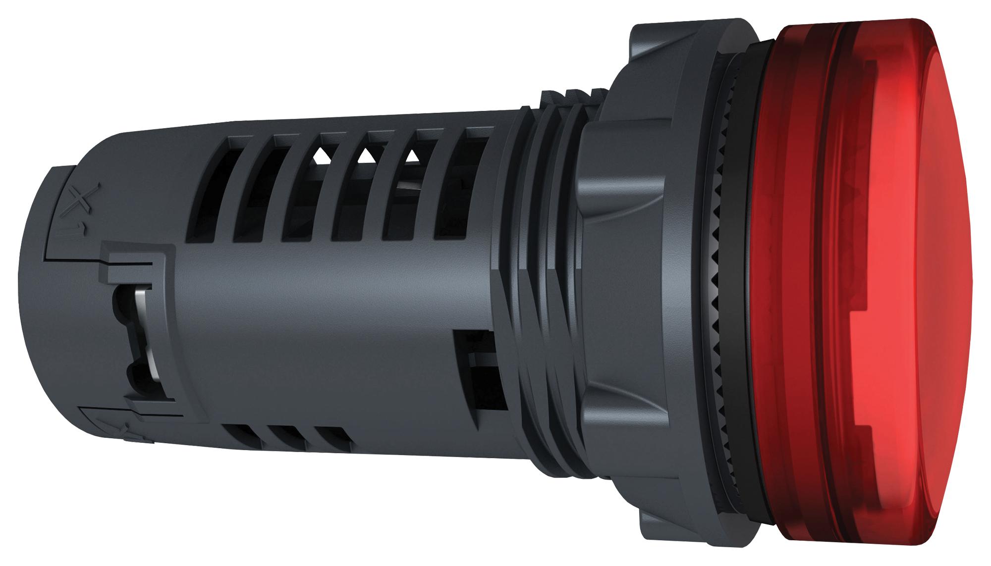 SCHNEIDER ELECTRIC Panel Indicators XB5EVM4 PILOT LIGHT, 22MM, RED, 240VAC SCHNEIDER ELECTRIC 2614619 XB5EVM4