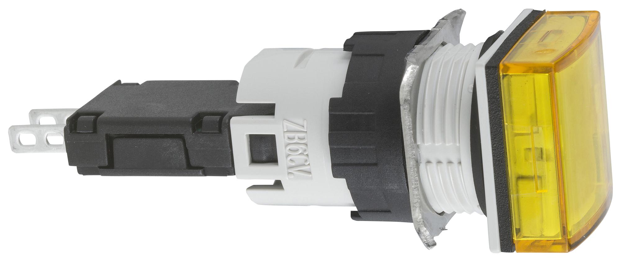 SCHNEIDER ELECTRIC Panel Indicators XB6CV5BB LED PANEL INDICATOR, 16MM, YEL, 24V SCHNEIDER ELECTRIC 3111035 XB6CV5BB