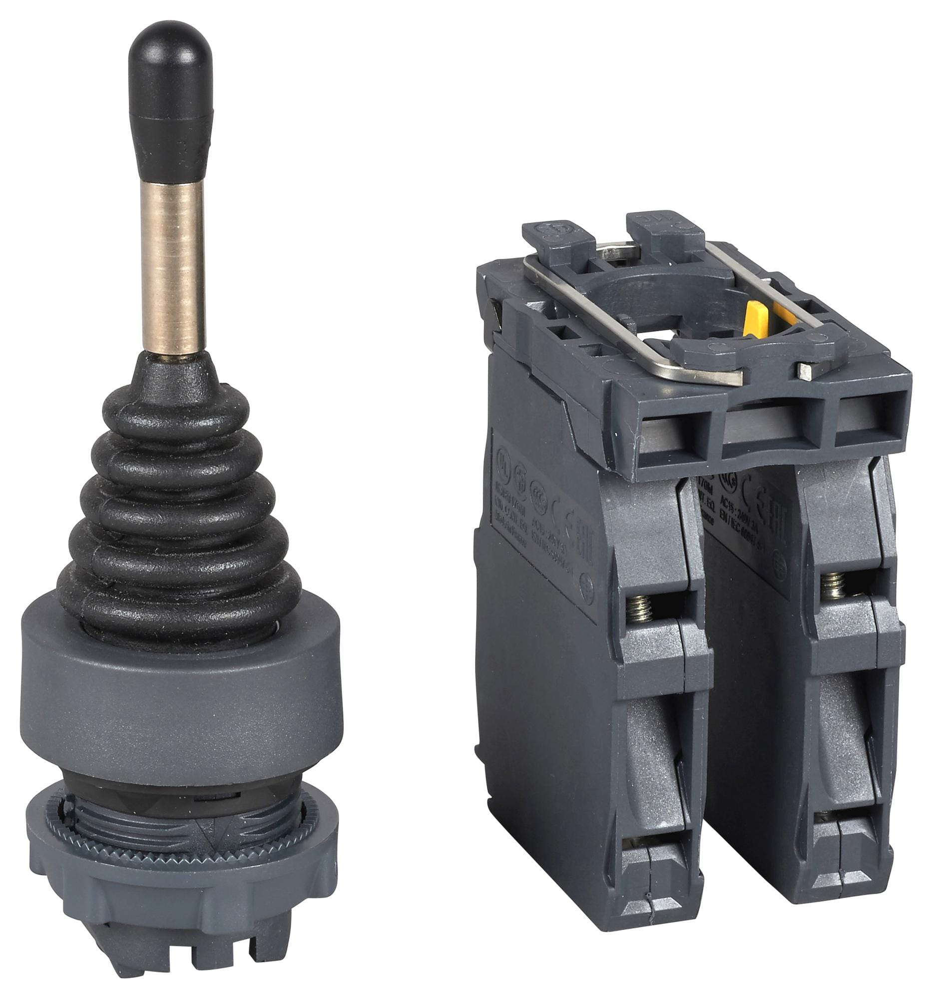 SCHNEIDER ELECTRIC Potentiometer XD5PA24 JOYSTICK SW, SPST, 5 POS, 0.22A, 125VDC SCHNEIDER ELECTRIC 3111954 XD5PA24
