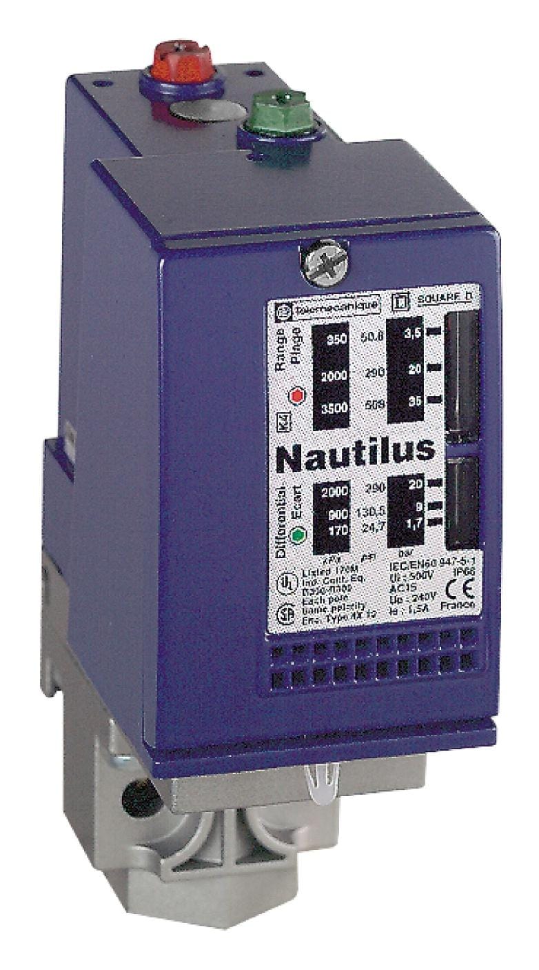 TELEMECANIQUE SENSORS Switches XMLC160D2S12 PRESSURE SWITCH, 2CO, 160BAR, PANEL TELEMECANIQUE SENSORS 3131109 XMLC160D2S12