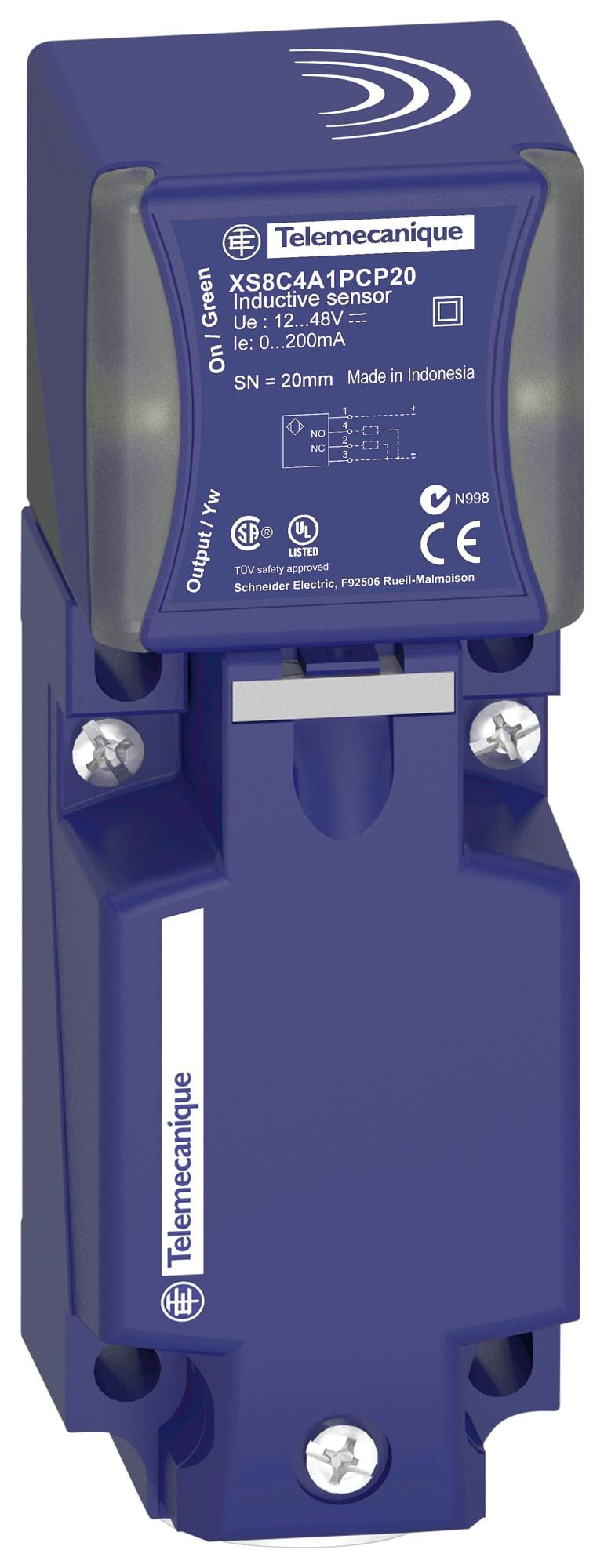 TELEMECANIQUE SENSORS Inductive XS7C4A1DPN12 INDUCTIVE PROXIMITY SENSOR, 15MM, 24V TELEMECANIQUE SENSORS 3131340 XS7C4A1DPN12