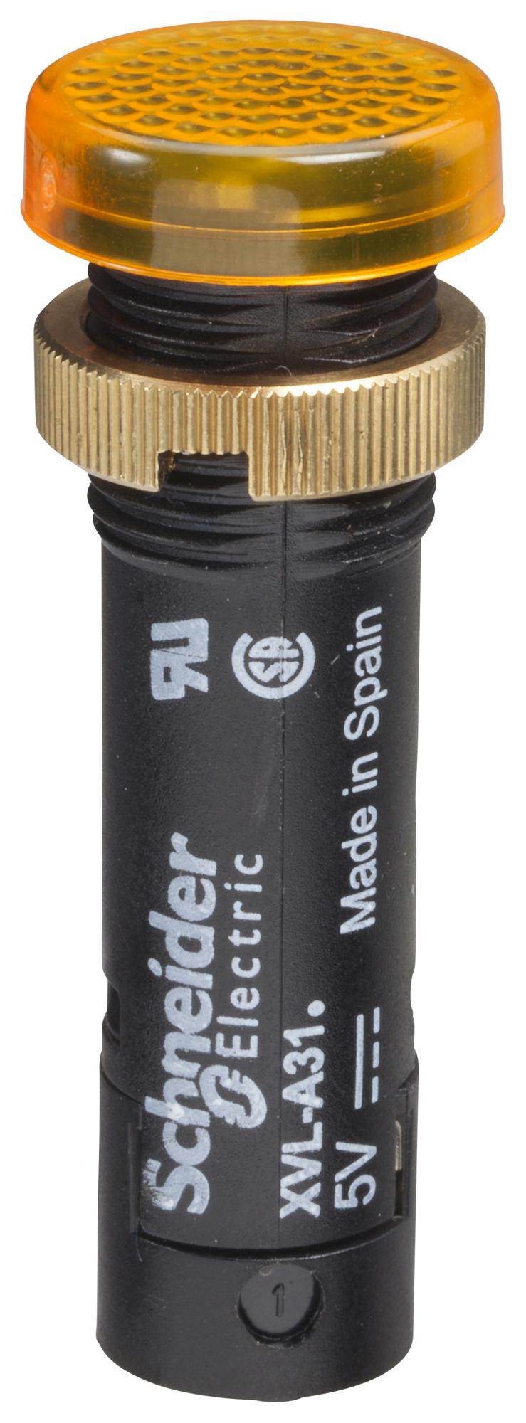 SCHNEIDER ELECTRIC Panel Indicators XVLA335 LED PANEL INDICATOR, 12MM, 24VDC SCHNEIDER ELECTRIC 3111122 XVLA335