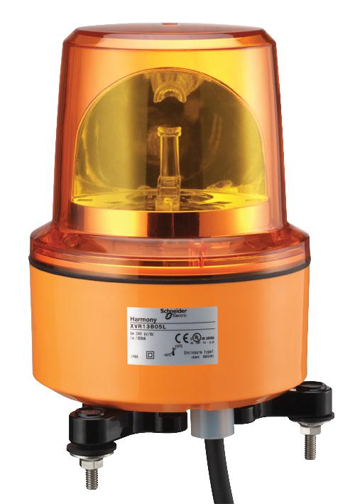 SCHNEIDER ELECTRIC Visual Signal Indicator Units XVR13B05L BEACON, R/TING, ORANGE, 120V SCHNEIDER ELECTRIC 2056247 XVR13B05L