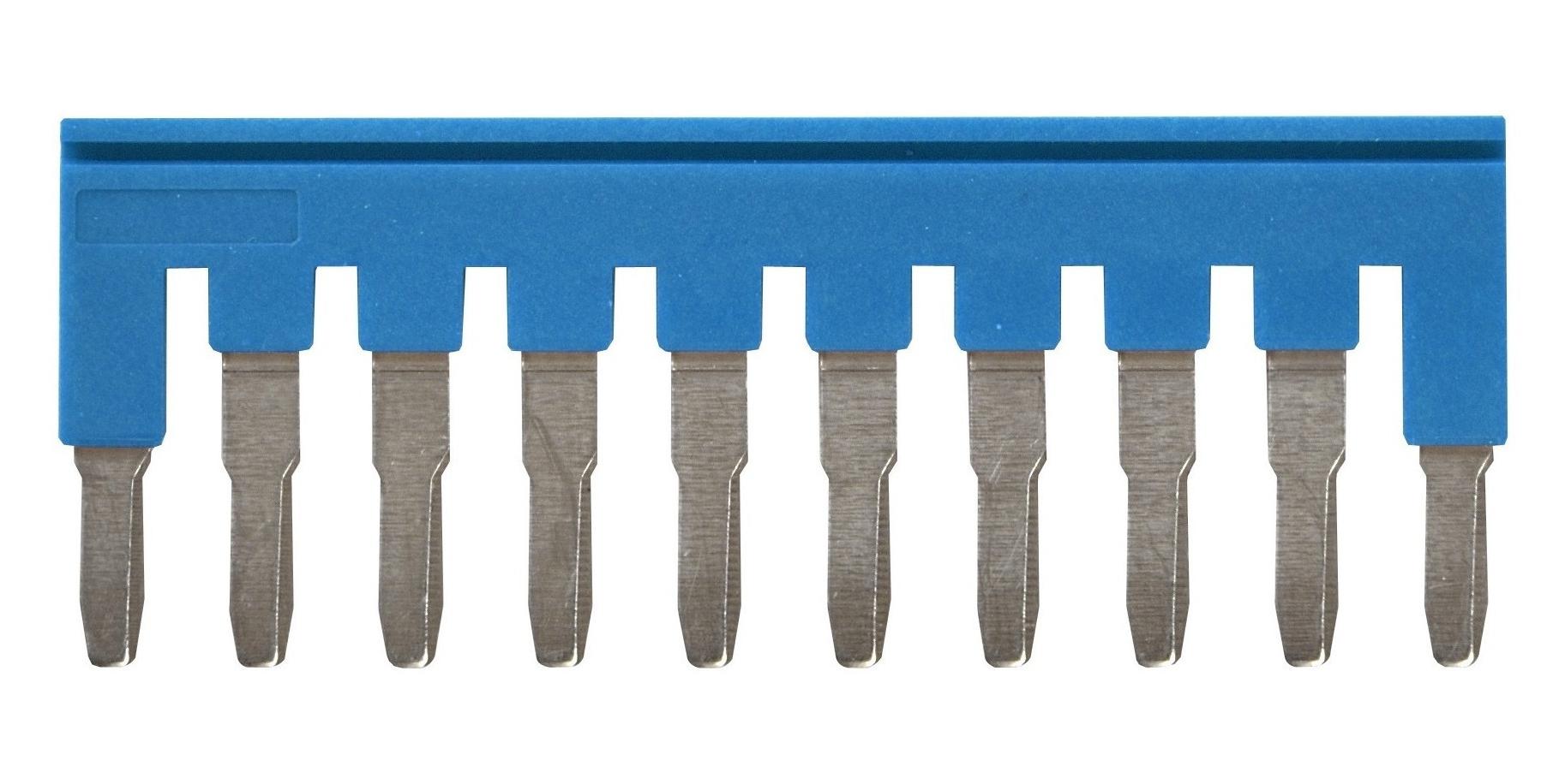 OMRON Terminal Block Accessories XW5S-P4.0-10BL SHORT BAR, 10POLE, 6.2MM, BLUE OMRON 3441109 XW5S-P4.0-10BL