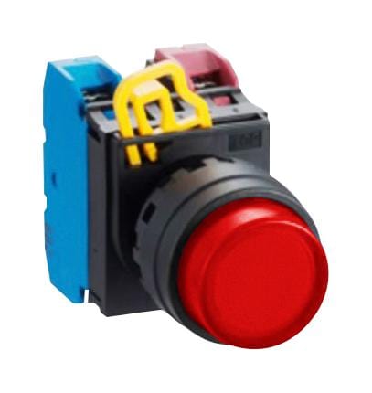 IDEC illuminated YW1L-AF2E10Q4R PB SWITCH, SPST-NO, 24VAC/DC, SCREW, RED IDEC 2833753 YW1L-AF2E10Q4R
