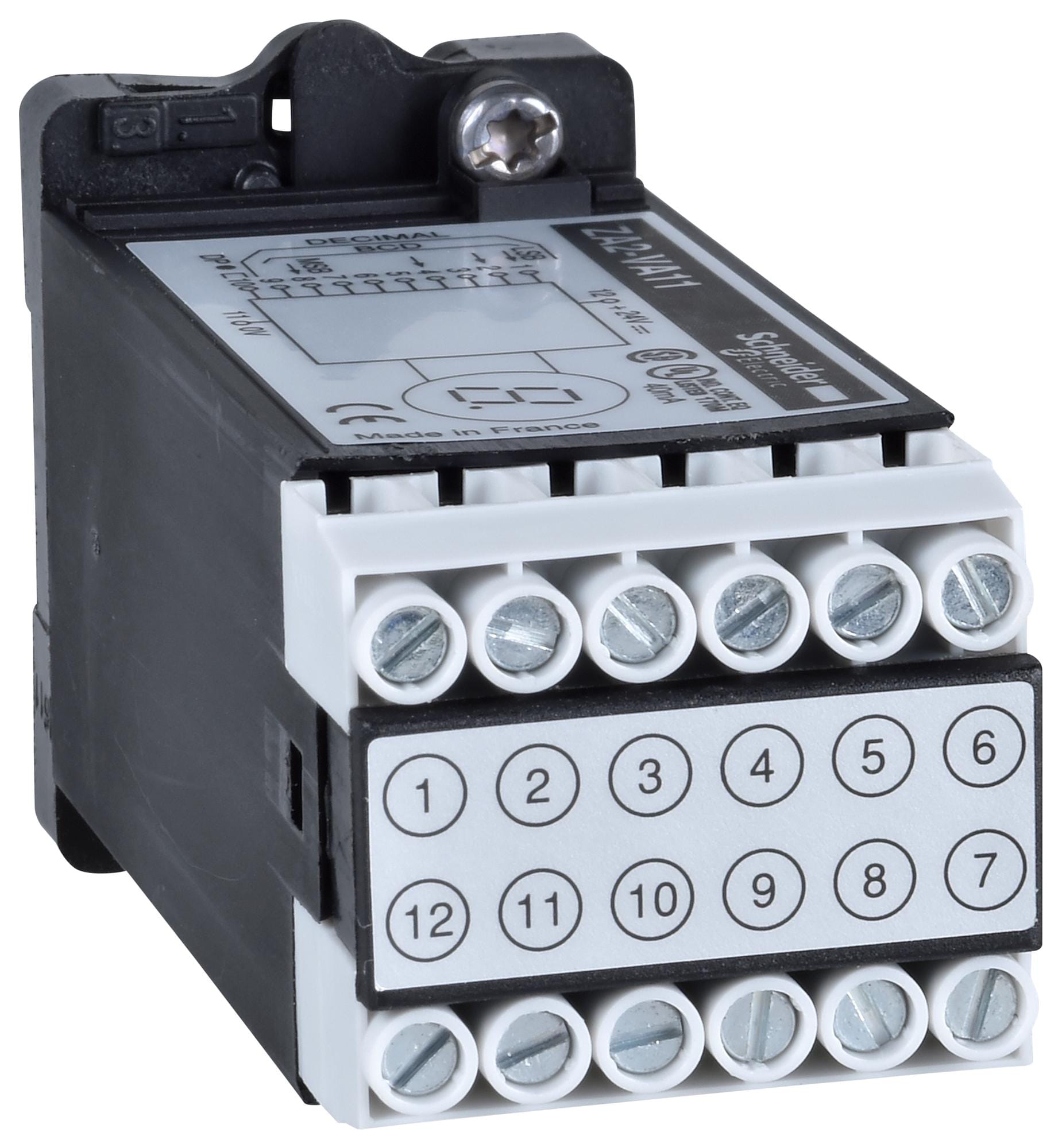 SCHNEIDER ELECTRIC Modules ZA2VA12 DIGITAL DISPLAY BODY, PANEL SCHNEIDER ELECTRIC 3215334 ZA2VA12