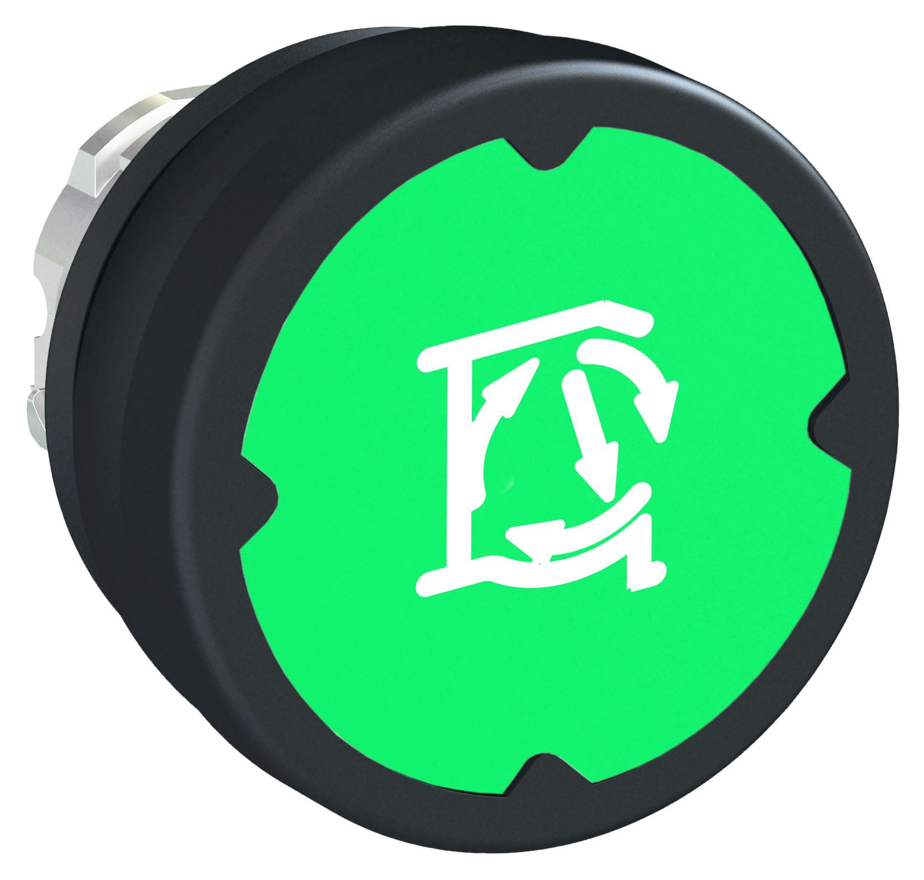 SCHNEIDER ELECTRIC Actuators ZB4BC38011 SWITCH ACTUATOR, PUSH BUTTON, GREEN SCHNEIDER ELECTRIC 3109303 ZB4BC38011