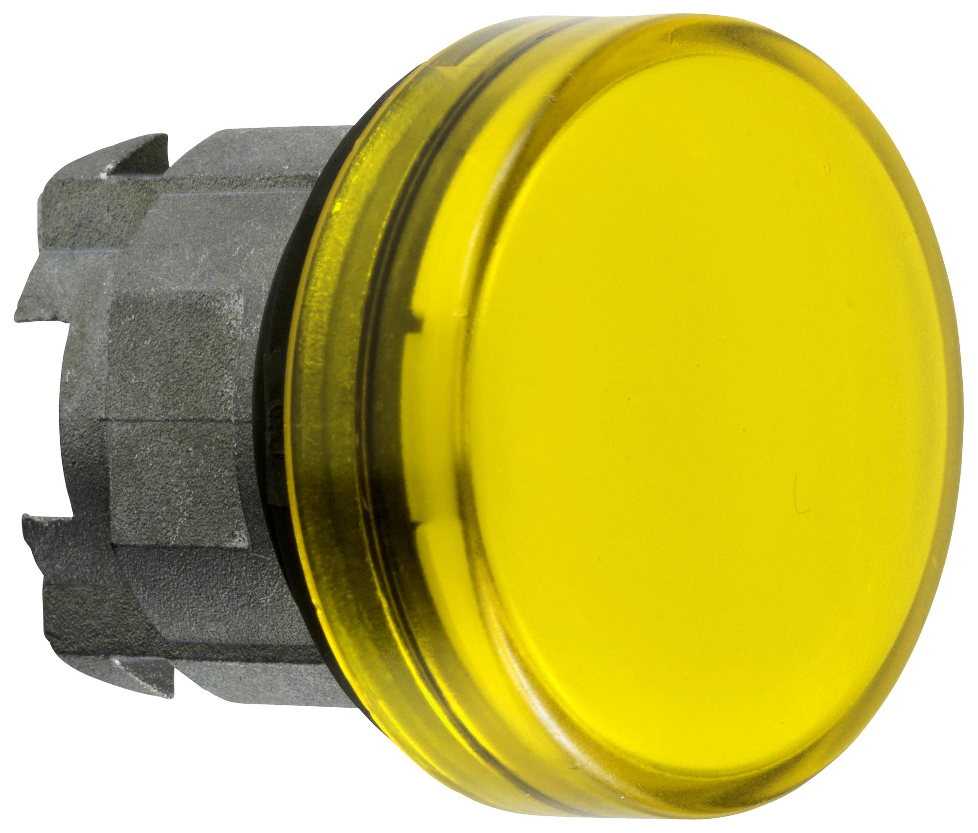 SCHNEIDER ELECTRIC Indicator Lenses ZB4BV083S PILOT LIGHT HEAD, YELLOW, ROUND, 22MM SCHNEIDER ELECTRIC 3115330 ZB4BV083S