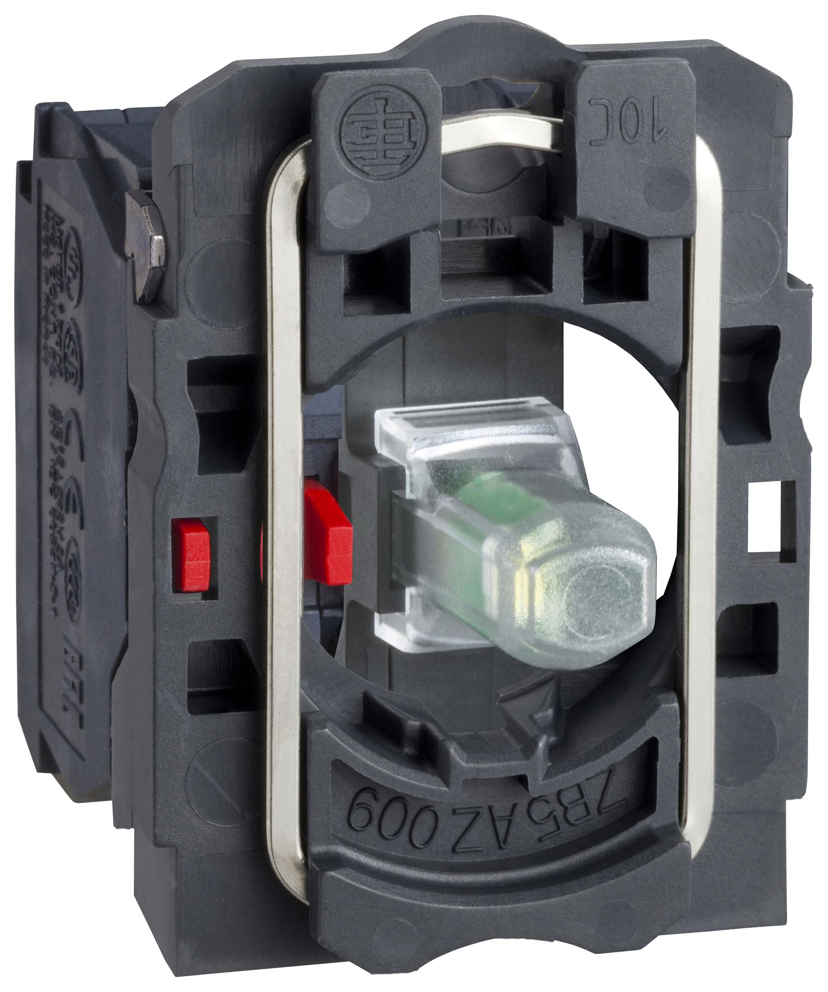 SCHNEIDER ELECTRIC Contact Blocks ZB5AW0B12 LIGHT BLOCK, 1P, 6A, 120VAC, SCREW CLAMP SCHNEIDER ELECTRIC 3111215 ZB5AW0B12