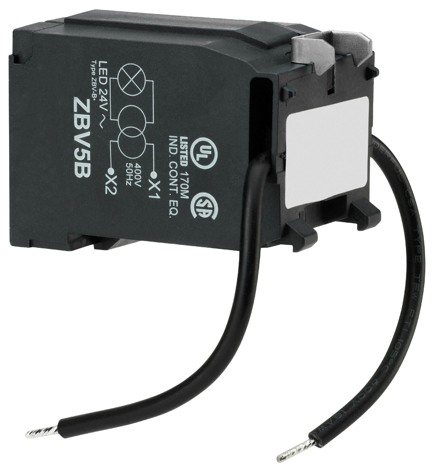 SCHNEIDER ELECTRIC Schakelaar Accesoires ZBV8B TRANSFORMER BLOCK, LIGHT BLOCK W/LED 24V SCHNEIDER ELECTRIC 3215274 ZBV8B